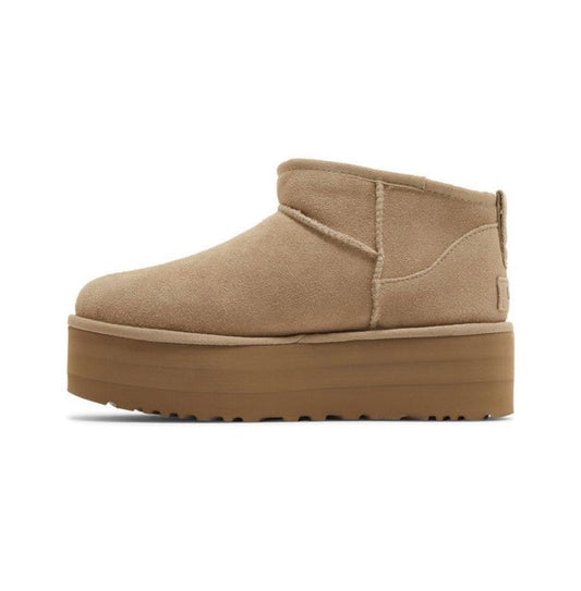 Classic Ultra Mini Platform Boot - Sand