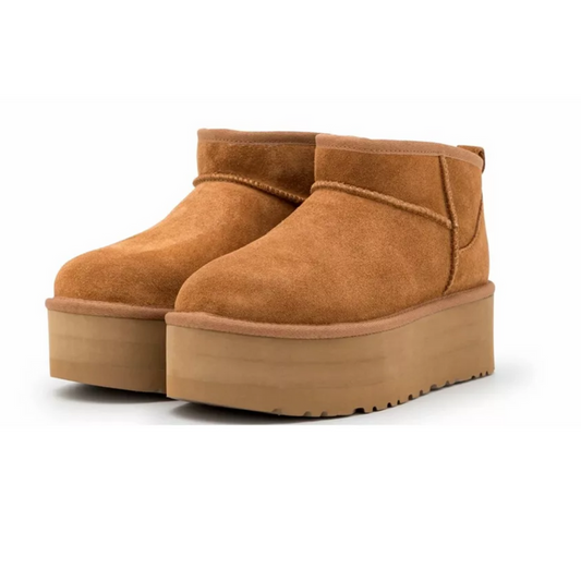 Classic Ultra Mini Platform Boot – Chestnut